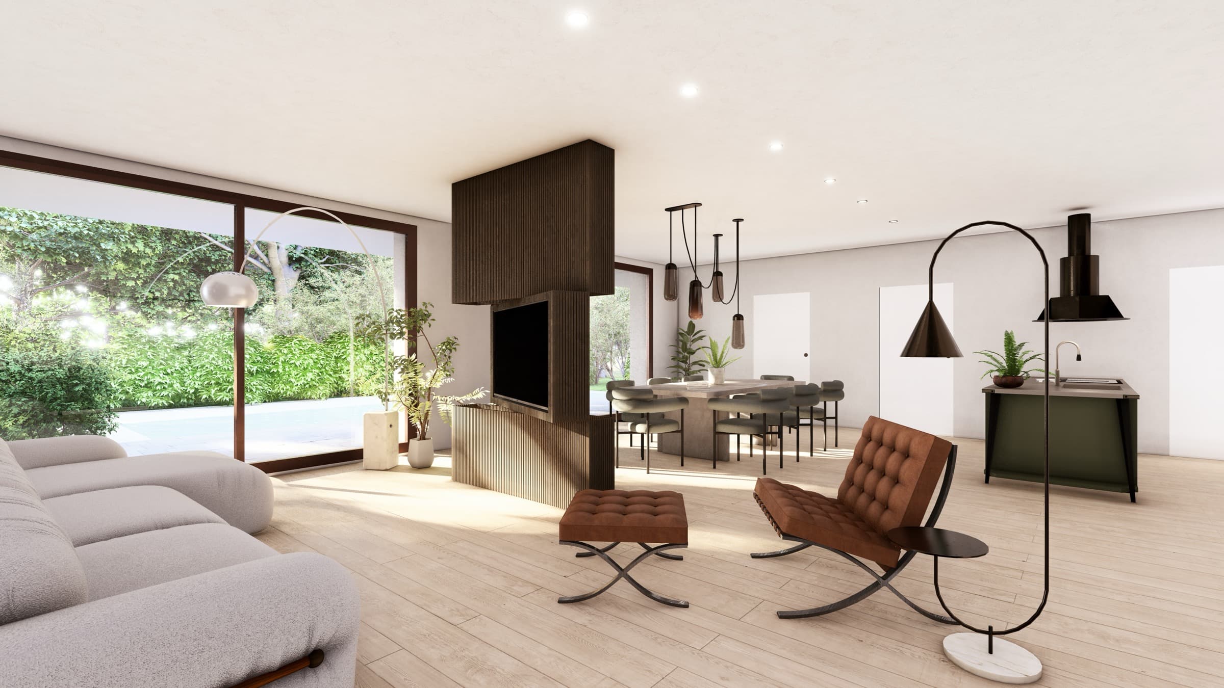 Villa Bifamiliare B — render esterno 4