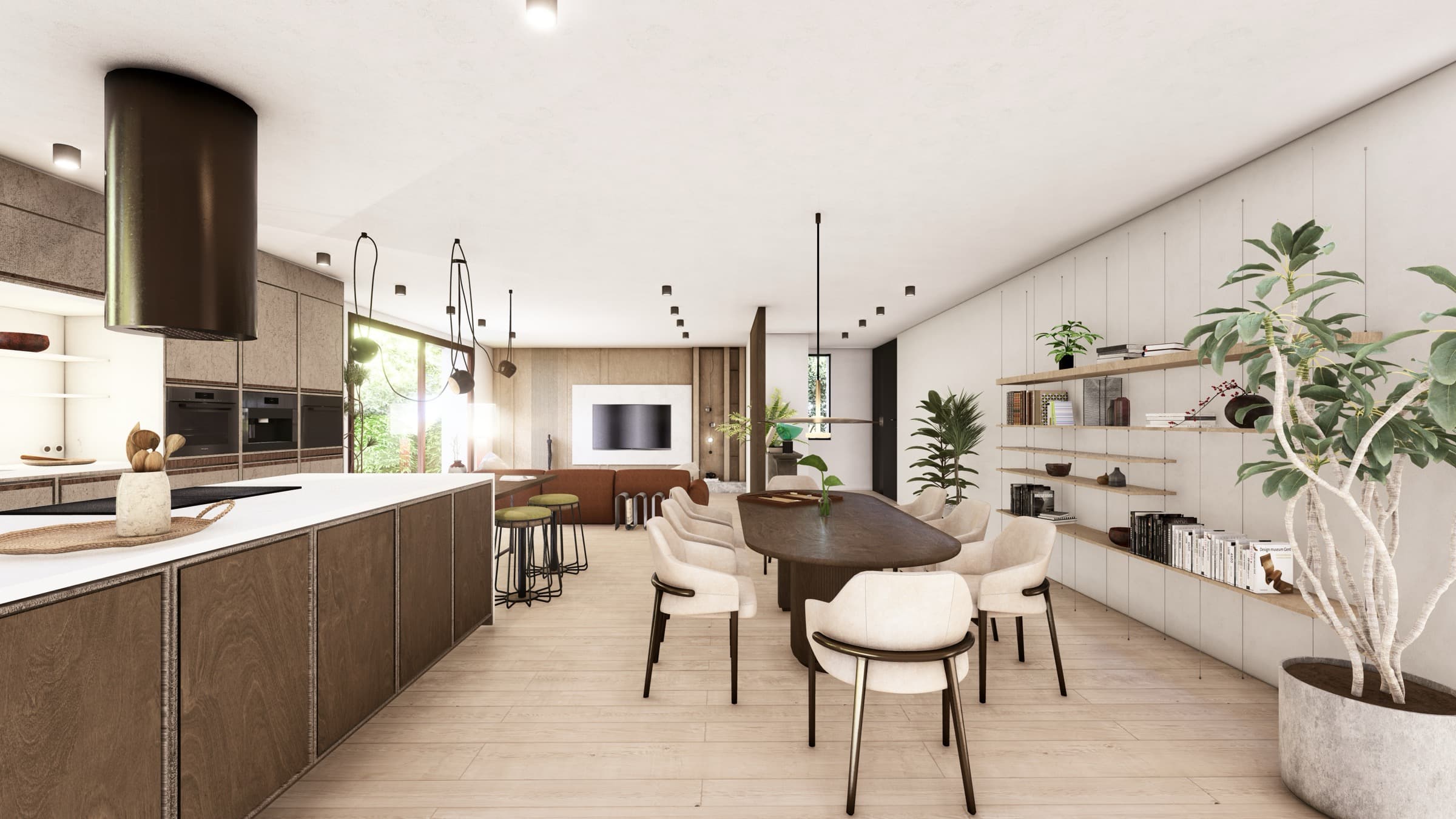 Villa Singola — render interno 2